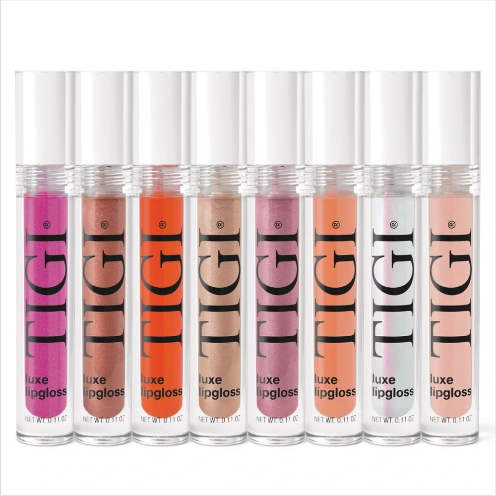 TIGI Pink Iridescent Luxe Lipgloss QUEEN BEE